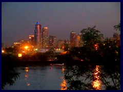 Chicago at sunset - Navy Pier 36 - South Loop skyline